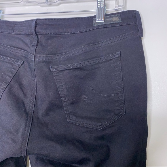 AG Adriano Goldschmied Black Super Skinny Ankle Jeans Size 32R - Picture 5 of 10